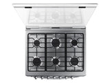 COCINA GAS SAMSUNG NX52D3000MV/AX 30" 6Q PLATEADA