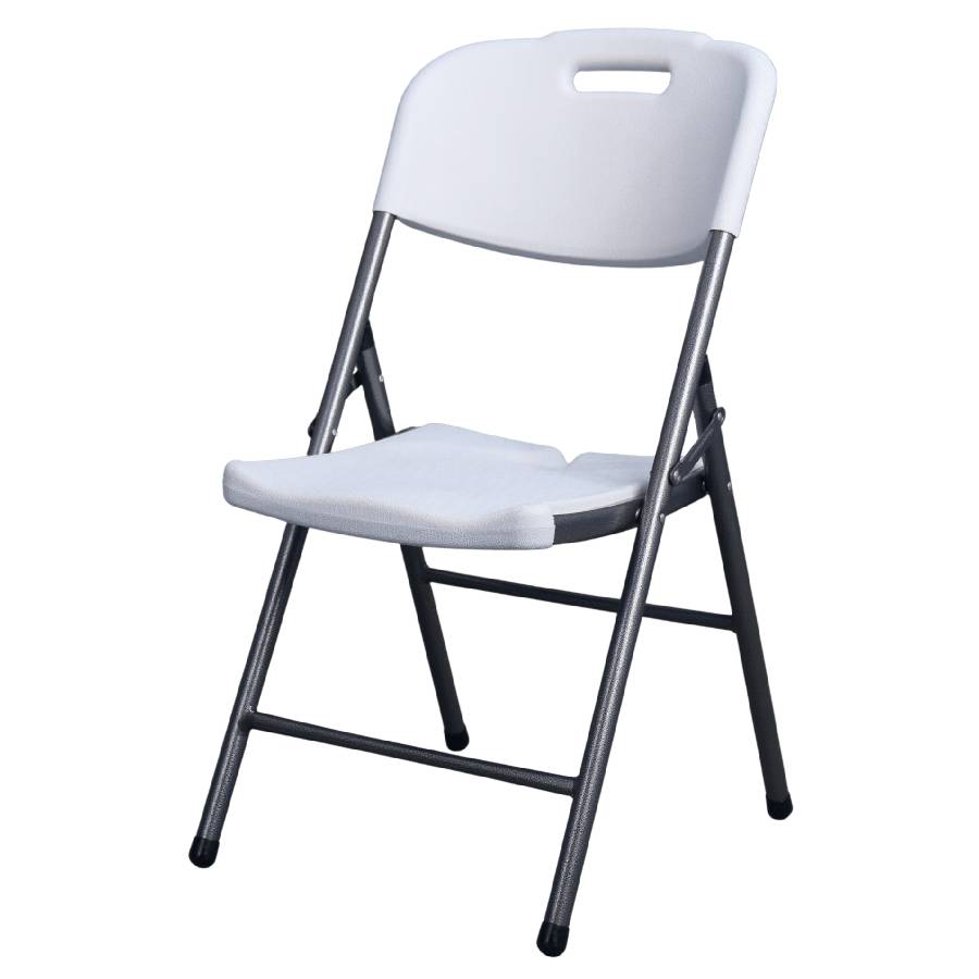 SILLA PLEGABLE BLANCA ECO