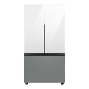 REFRIGERADOR SAMSUNG BESPOKE 24 PIES 3 DOOR FDR TWIN COOLING BLANCO/GRIS RF24BB62006MAP