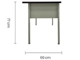 ESCRITORIO TAIKE OM-9058 2 GAVETAS METAL BEIGE