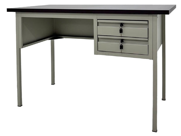 ESCRITORIO TAIKE OM-9058 2 GAVETAS METAL BEIGE