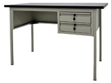 ESCRITORIO TAIKE OM-9058 2 GAVETAS METAL BEIGE