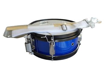 TAMBOR REDOBLANTE 10"x4" MARCHING-TRIBAL AZUL