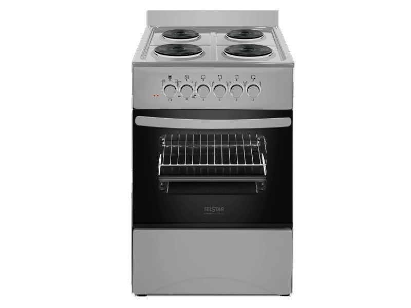 TELSTAR TCE020310FR 20" 4-BURNER STAINLESS STEEL ELECTRIC RANGE