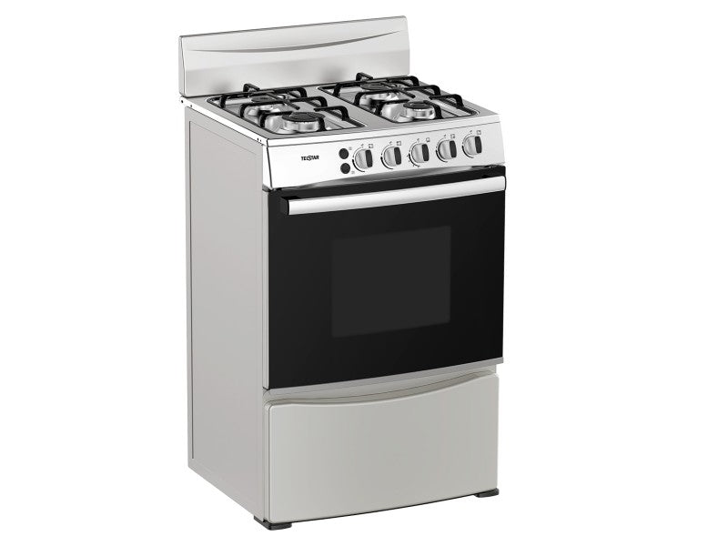 GAS RANGE TELSTAR TCG024521MD 24" 4B SILVER