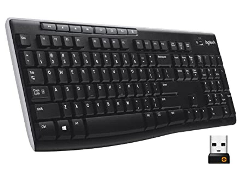 LOGITECH CORDLESS KEYBOARD K270 BLACK 2.4HZ