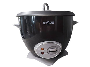 TELSTAR TAR015230NR RICE COOKER, 8 CUPS, BLACK