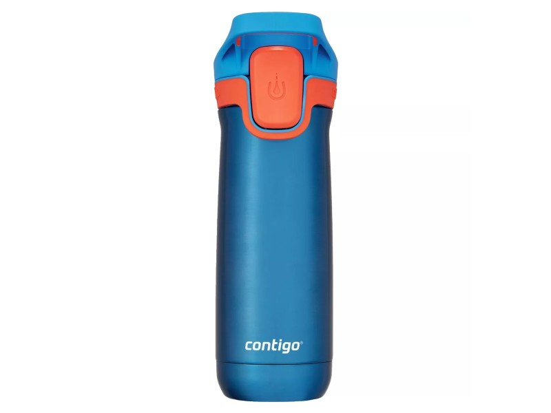 CASEY AUTOSEAL SS 13 OZ (384 ml) THERMAL MUG BLUE POPPY CORAL