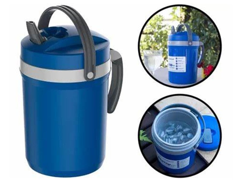 THERMOLAR FLIP TOP THERMAL JUG 2.5L BLUE 1804AZ