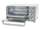 HORNO TOSTADOR B&D TO4130-1SDLA 4 REB.ACERO INOX