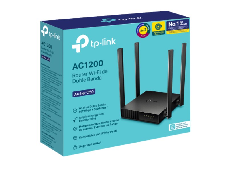 ROUTER TP LINK ARCHER C50 DUAL BAND WIFI TL-ARCHER50