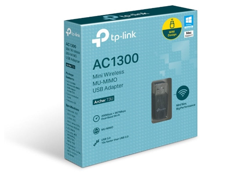 TP-LINK ARCHER T3U AC1300 MINI WIRELESS USB ADAPTER