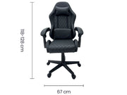 SILLA GAMER VINILO NEGRO TAIKE OS-2185