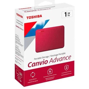 DISCO DURO EXTERNO HD 1TB TOSHIBA CANVIO ADVANCE USB