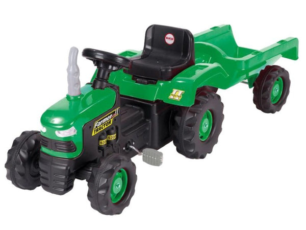 TRACTOR PEDAL DOLU DO8053 C/CARRETA VERDE