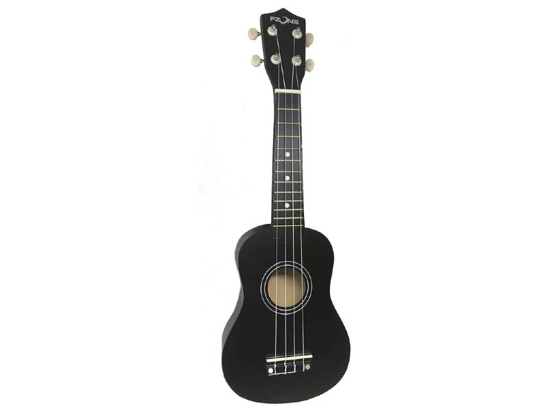 FZONE BLACK SOPRANO UKULELE