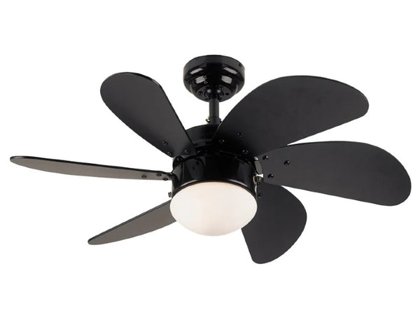 VENTILADOR WESTINGHOUSE TURBO SWIRL NEGRO 6 ASPAS