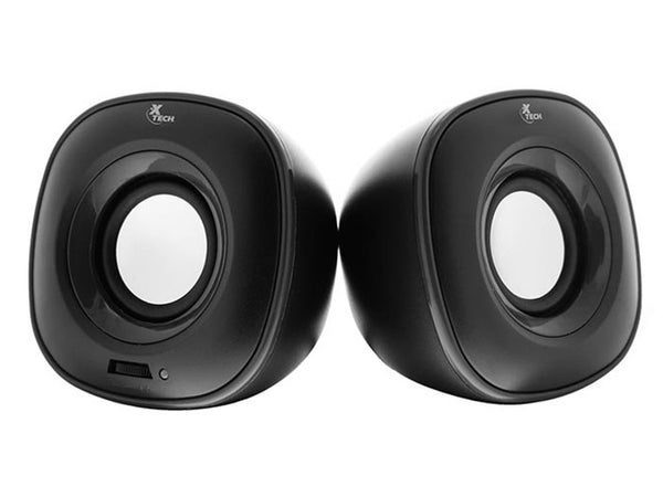 XTECH XTS-115BK MM SPEAKER 2.0 3.5MM USB POWER 6W