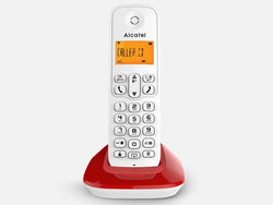 TELEFONO ALCATEL E355 INALAMBRICO 6.0 DEC BLANCO/ROJO