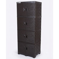 ARMARIO PLASTICO TERESITA/ONDAS 4N CHOCOLATE