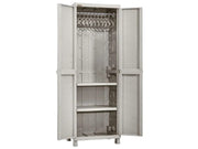 LARGE RIMAX WARDROBE F/CLOTHES RATTAN TAUPE #10369