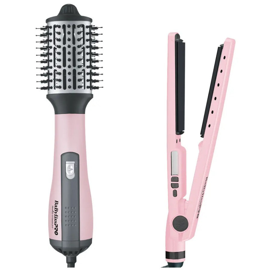 COMBO BABYLISS PERFECT STYLING P.P PINK