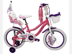 BICICLETA 16 INFANTIL FANTASY SP MUJER ROSADO/MORADO