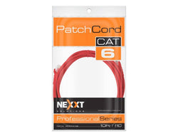 NEXXT PATCH CORD CAT6 10FT RD