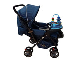 COCHE BEBE AZUL WONDER BABY JB208