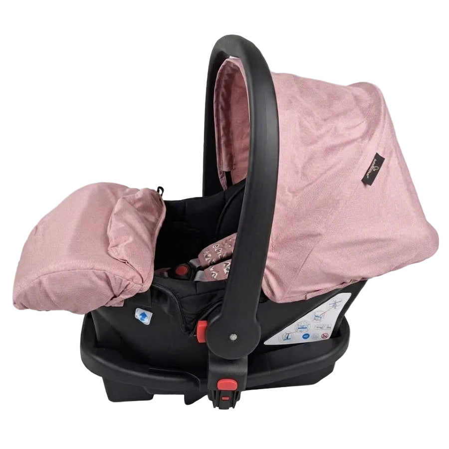 COCHE P/BEBE C/CARGADOR BEBESITOS ROSADO MILAN600CB