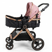 COCHE P/BEBE C/CARGADOR BEBESITOS ROSADO MILAN600CB