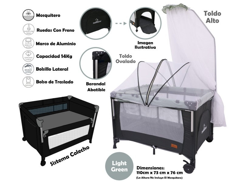BASSINET/CO-SLEEPER FOR BABY CO-SLEEPER15 BLUE