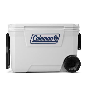 HIELERA COLEMAN C/RUEDAS 62QT BLANCA 58.7L