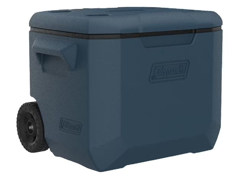 COLEMAN BLUE 60 QT COOLER W/WHEELS