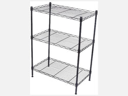 ESTANTE METAL NEGRO 3 NIVELES HT-CR-ESTSR-03