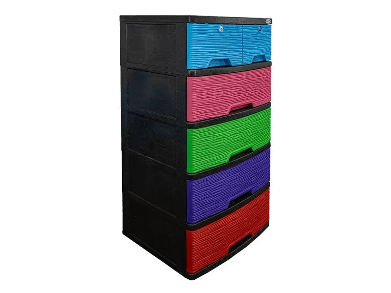 ETERNAL 5-DRAWER CABINET WITH MULTICOLOR LOCK