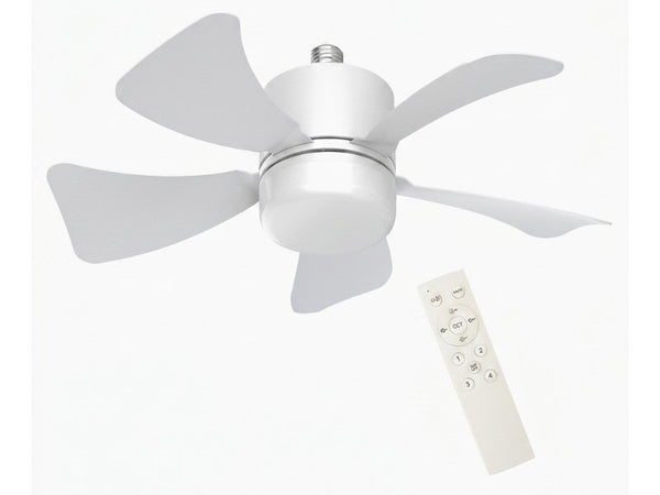 VENTILADOR TECHO GEL GE-08603WH E27 15" C/LUZ 15W