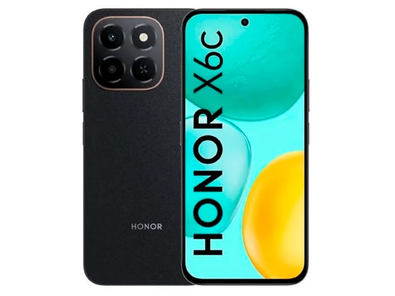 CELULAR HONOR X6C NICK-L43E 6GB/256GB MIDNIGHT BLACK