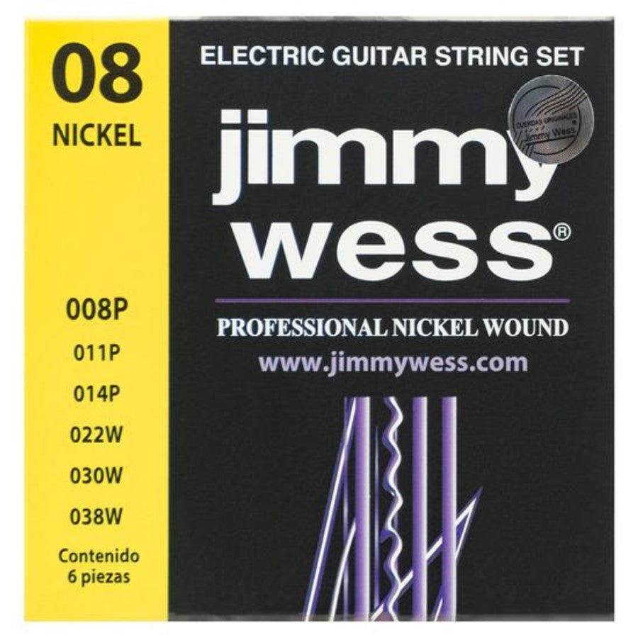 JUEGO CUERDAS JIMMY WESS JWGE-1008N ELECTR.