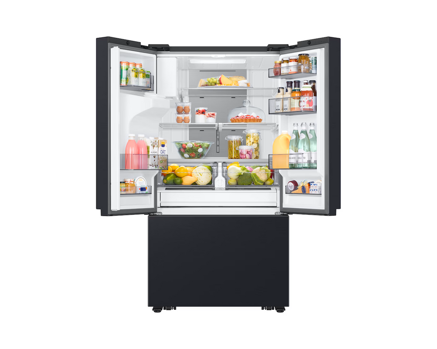 SAMSUNG FRENCH DOOR REFRIGERATOR 31" BLACK WITH SCREEN WIFI RF32CG5910B1AP