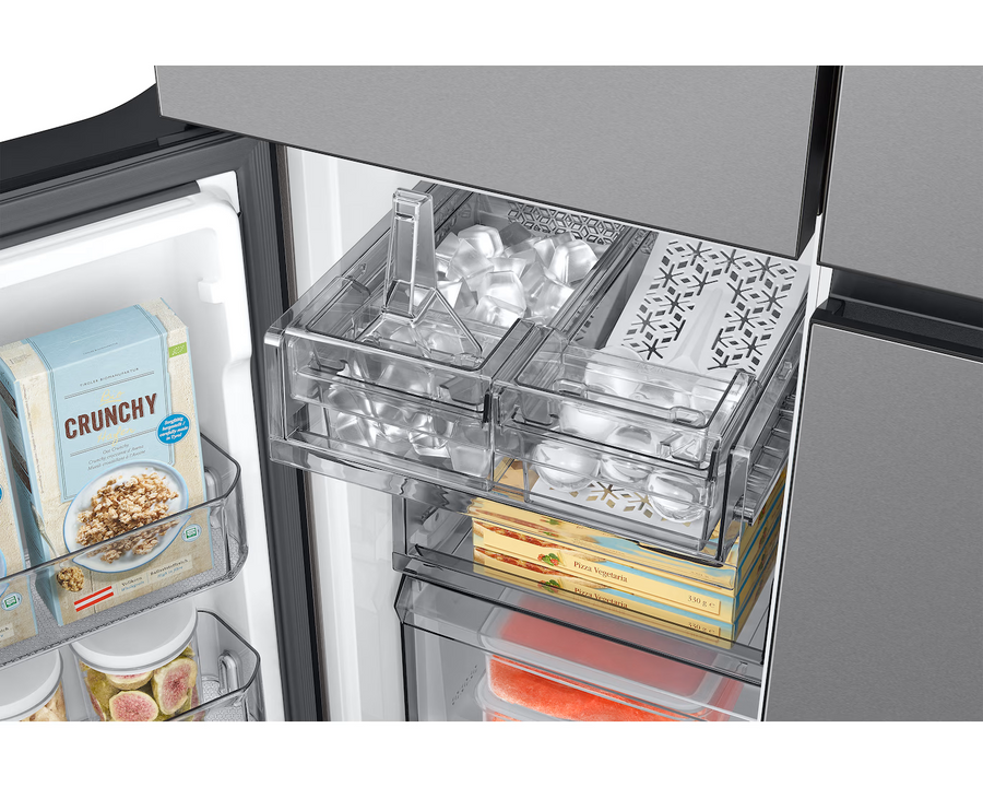 REFRIGERADOR SAMSUNG DE PUERTA FRANCESA ESTILO T A MEDIDA CON CENTRO DE BEBIDAS 23" GRIS WIFI RF23DB9650QLAP