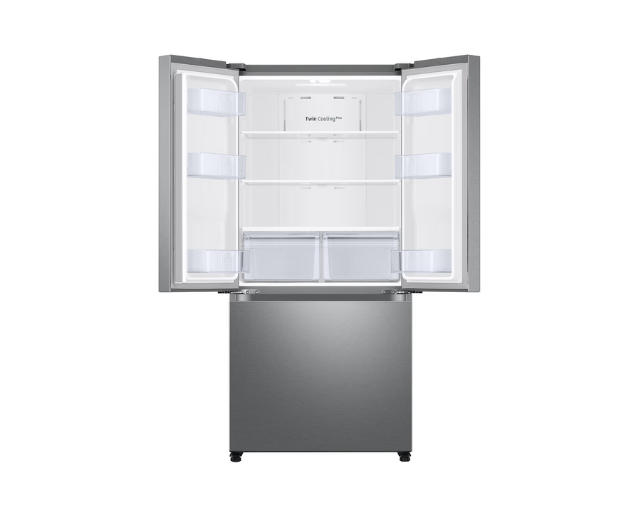 REFRIGERADOR SAMSUNG FRENCH DOOR 17.5 PIES 3 PUERTAS GRIS RF18A5101SR/AP
