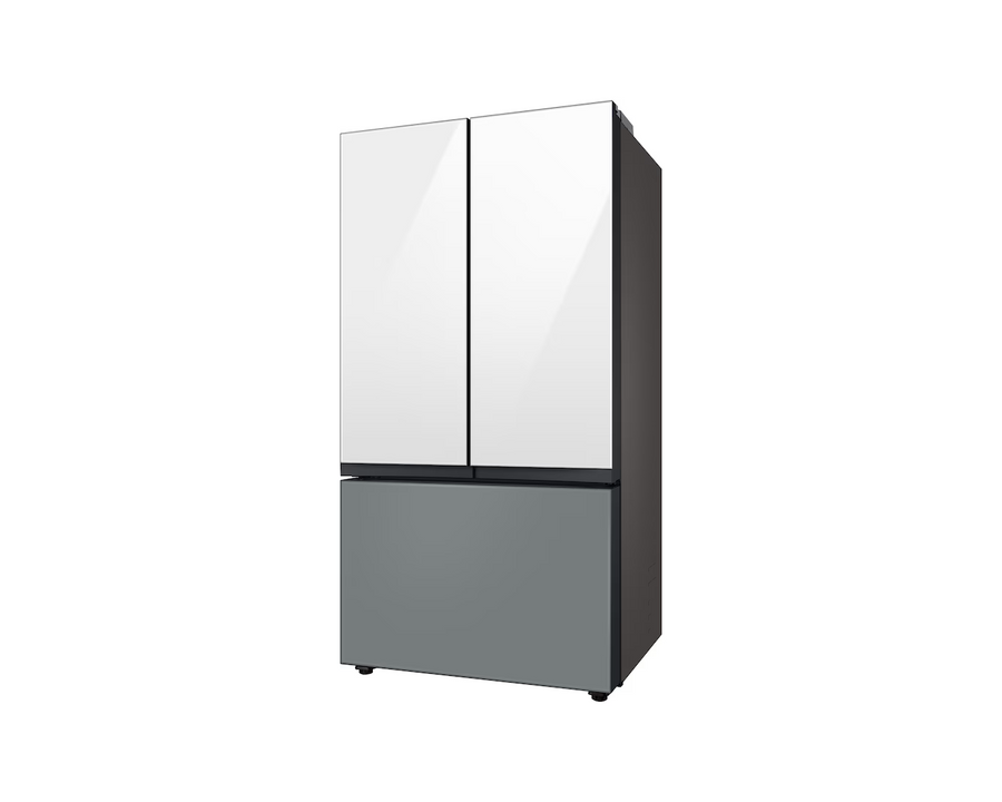 REFRIGERADOR SAMSUNG BESPOKE 24 PIES 3 DOOR FDR TWIN COOLING BLANCO/GRIS RF24BB62006MAP
