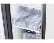 REFRIGERADORA SAMSUNG BESPOKE SIDE BY SIDE 23P³/640L BLANCO CON GRIS WIFI RS23CB700A7GAP