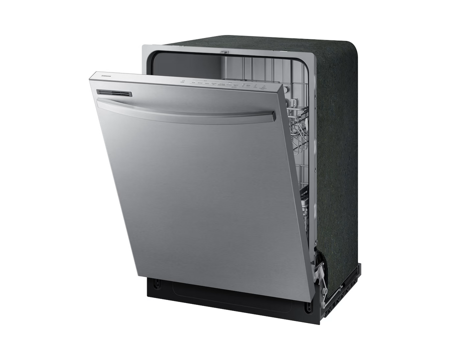 SAMSUNG DISHWASHER 53 DBA FINGERPRINT RESISTANT WITH ADJUSTABLE RACK STAINLESS STEEL DW80CG4021SRAA