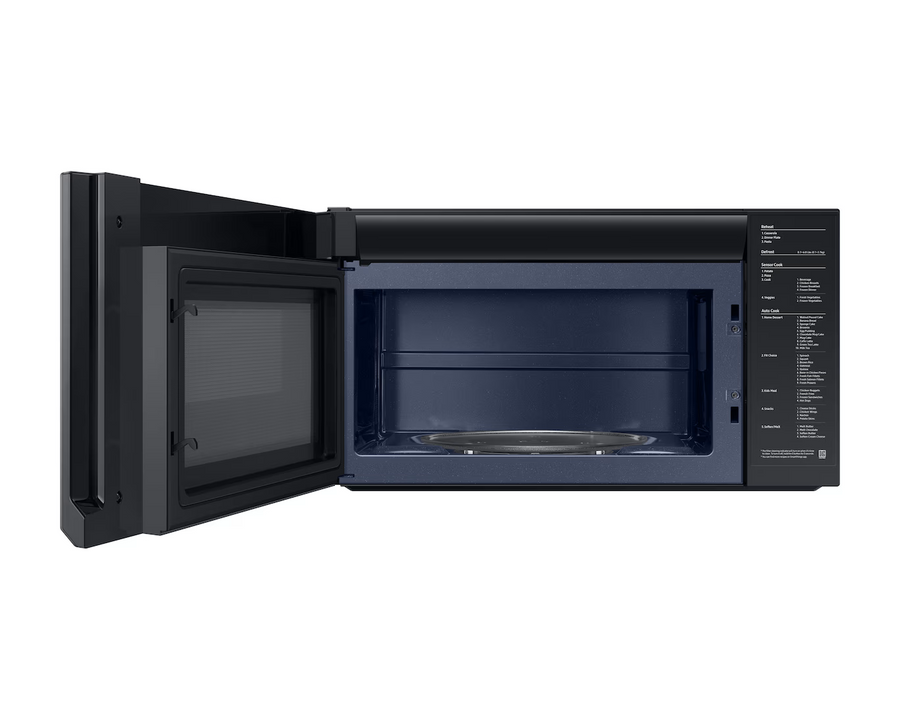 MICROWAVE SAMSUNG OTR 2.1 CU. FT. IN FINGERPRINT RESISTANT STAINLESS STEEL ME21DG6300SRAA