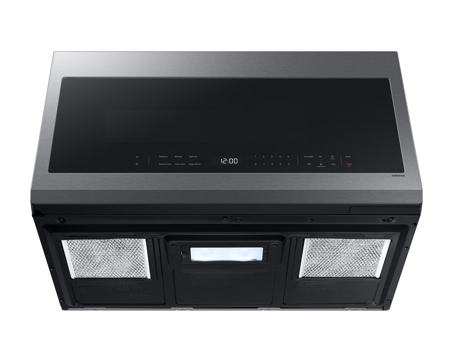 MICROWAVE SAMSUNG OTR 2.1 CU. FT. IN FINGERPRINT RESISTANT STAINLESS STEEL ME21DG6300SRAA
