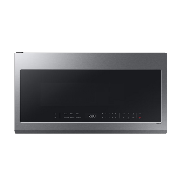 MICROWAVE SAMSUNG OTR 2.1 CU. FT. IN FINGERPRINT RESISTANT STAINLESS STEEL ME21DG6300SRAA