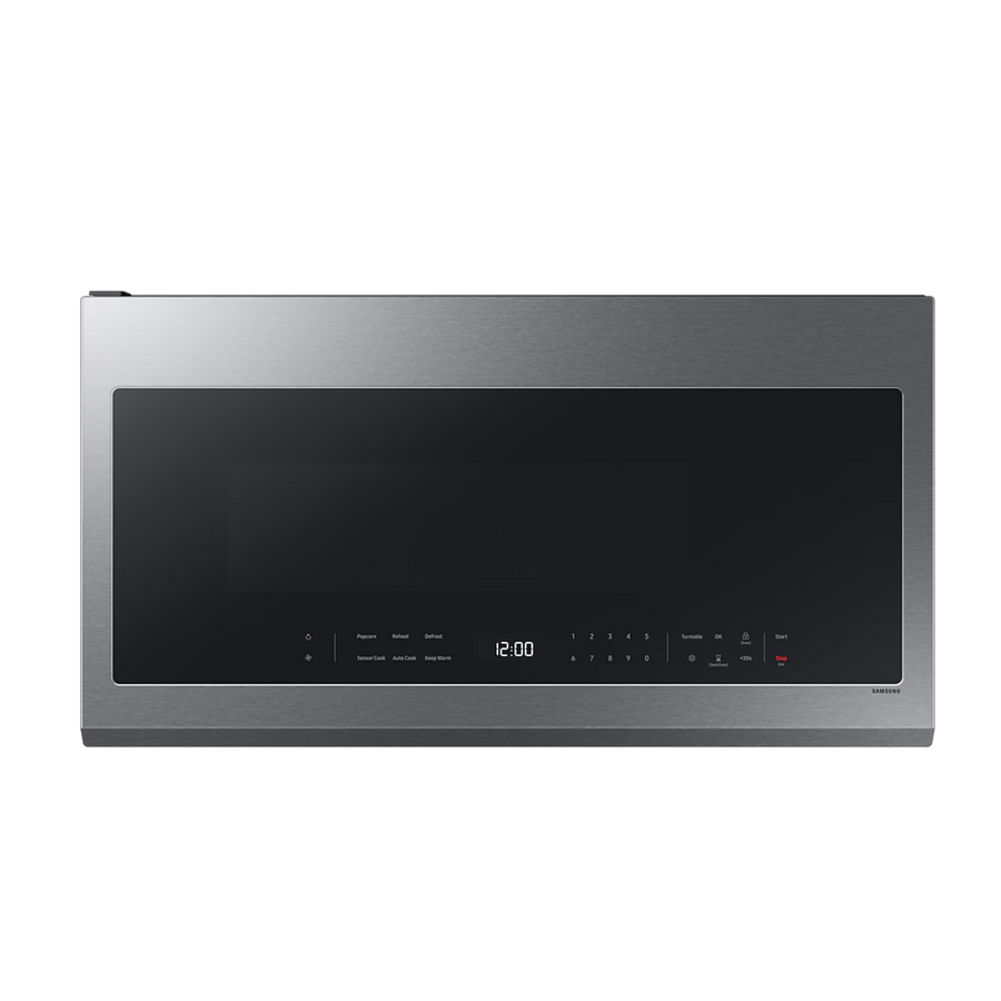 MICROWAVE SAMSUNG OTR 2.1 CU. FT. IN FINGERPRINT RESISTANT STAINLESS STEEL ME21DG6300SRAA