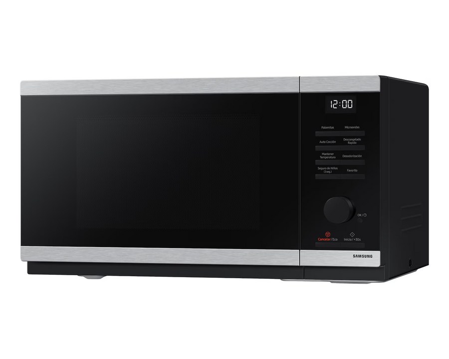SAMSUNG 0.8 CU FT SILVER + BLACK MICROWAVE MS23DG4504ATAP